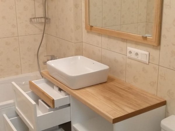 Мебель для ванной комнаты в скандинавском стиле